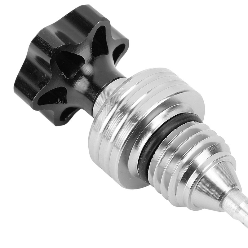 4.3in Motorcycle Engine Oil Fuel Tank Dipstick Level Gauge Meter