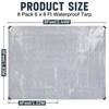 GliCraft 8 Pack 6 x 8 ft Tarps Heavy Duty