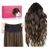 Wennalife Extensiones Cabello 75gr 14in Natural Negro Castaño