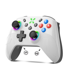 Switch2 Controller (2025 Pension Award Compatible with Switch 1/2 Generation), Onefun Switch, 9 Color RGB Light, Large Capacity, 1000 mAh, Bluetooth Wireless Connection, Back Button, Macro Function