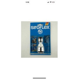 Siroflex New Siroflex Double Swivel Aerator Sprayer White/Chrome  Made In Italy