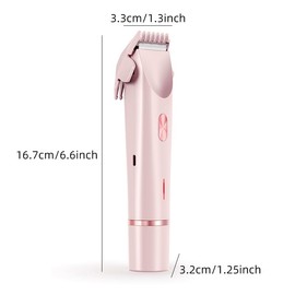 DISIPAI 2025 New Bikini Trimmer for Women,Dermave Bikini Shaver,2-in-1 Electric Razors for Women (Purple)