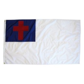 Ant Enterprises Christian Flag Poly/Nylon 2x3 ft Flag House Banner
