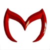 1 Pc Metal Evil 'M' Rear Trunk Badge Decal Emblem