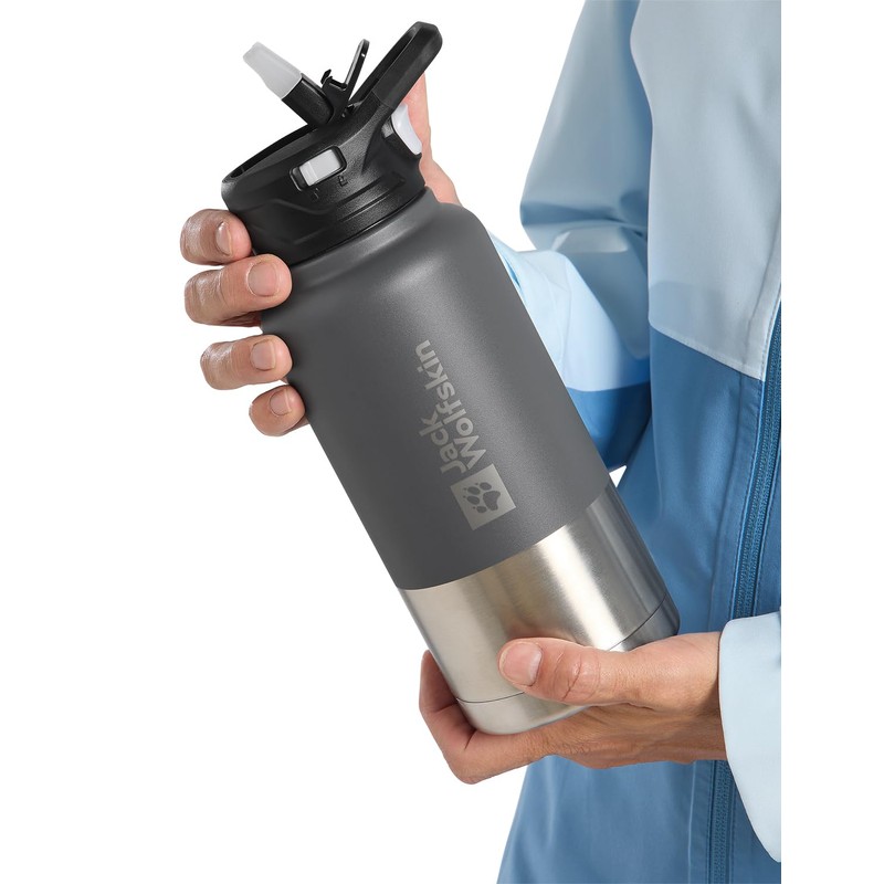 Jack Wolfskin Unisex - Adult Saima Insulated Straw Water Bottle,