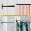 U Shaped Shower Curtain Rod (Both sides: 31.5"-47", Middle: 34.7"-43")