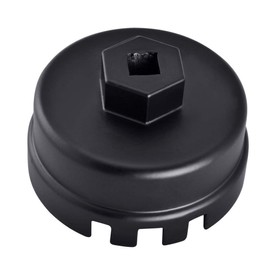 HugeAuto 36mm Universal Car Oil Filter Wrench Removal Tool (Black)