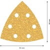 Bosch 50 x Expert C470 Sandpaper (for Paint on Wood,