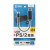 Sanwa Supply USB-PS/2 Converter (USB A Connector to Mini DIN