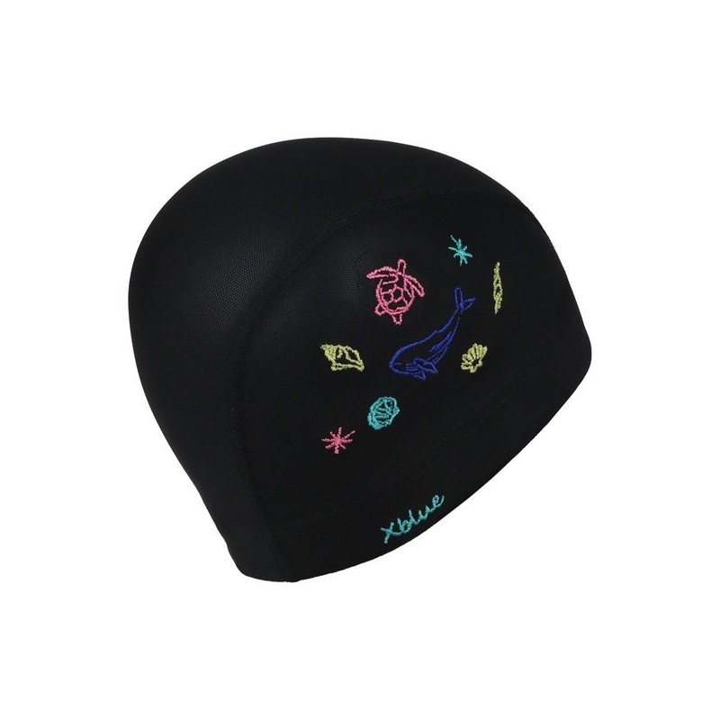 XBLUE XBL-6201-03 Under the Sea Embroidered Mesh Swim Cap /