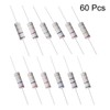 uxcell 60 Pcs 5W Metal Oxide Film Resistor 1R,1.2R,1.5R,2R,2.2R,2.4R,2.7R,3R,3.3R,5.1R,6.8R,10R Ohm