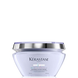 Kérastase Hair Mask for Dry and Bleached Hair, Anti-Hair Breakage and Anti-Split Ends, with Hyaluronic Acid, Masque Cicaextrême, Blonde Absolu, 200 ml