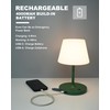 WEILAILUX Outdoor Battery Operated Table Lamp Waterproof, 4000mAh Cordless Table