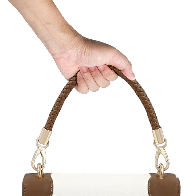 CLKE 2Pcs 40cm Handbag Strap Replacement Handle, Leather Bag Handles,