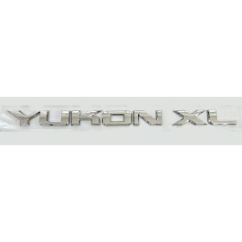 Unbranded 1PC CHROME NEW YUKON XL REPLACEMENT FOR GMC REAR TAILGATE TRUNK BADGE EMBLEM
