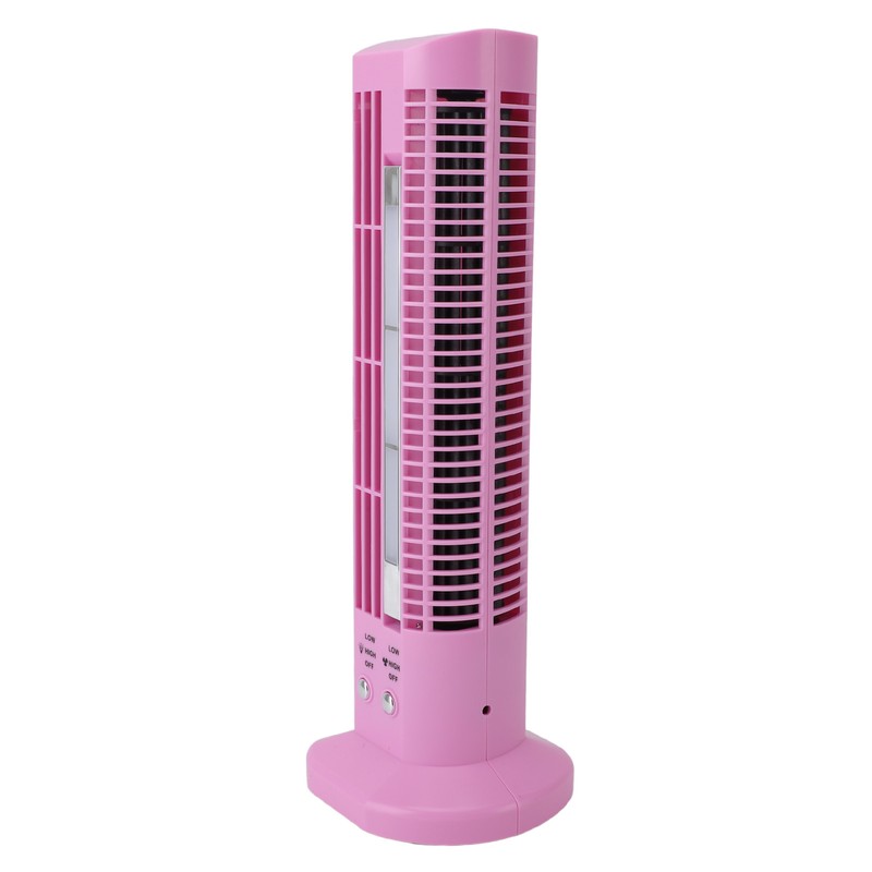 Mini Desktop Tower Fan Bladeless Portable Fan with Light for