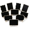 Mini Chalkboard Signs, 20 Pack Small Wooden Chalkboard Labels with