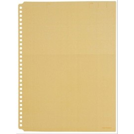 King Jim File Half Pocket Thick A4S Yellow 108HP Key