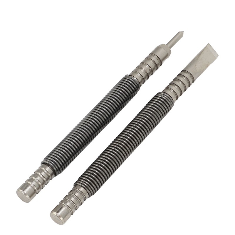 2 Pcs Nail Set Tool High Carbon Steel Double Ended