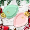 40 Pcs Christmas Paper Plate Disposable Plates Boho Gold Foil