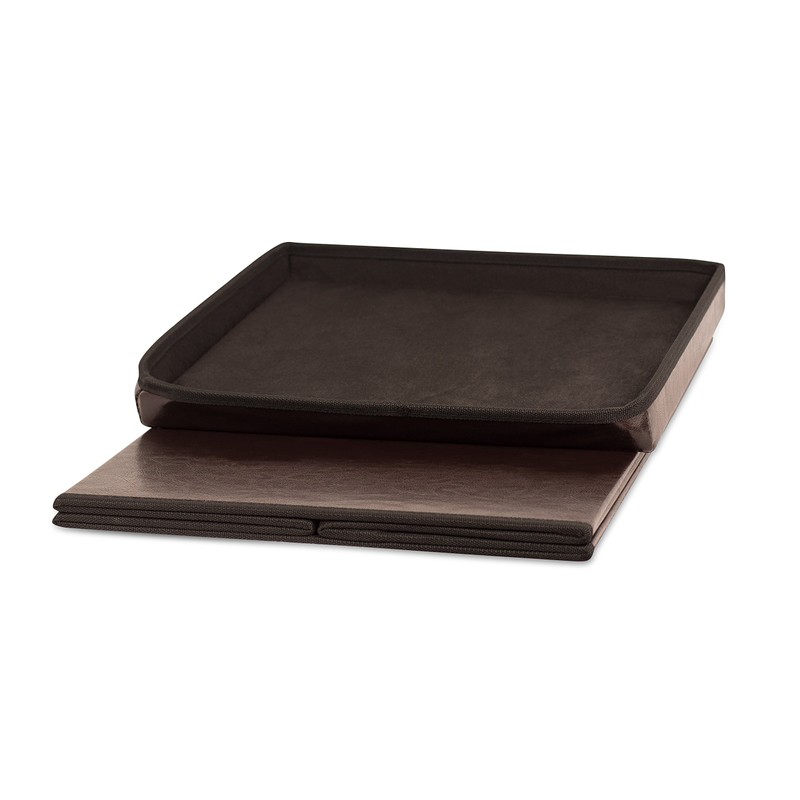 Internet's Best Faux Leather Laundry Hamper with Lid - Single