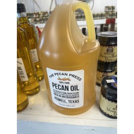 The Pecan Press 1 Gallon Pecan Oil For Cooking Baking Seasoning Texas Made