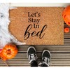 DecStic Let's Stay in Bed Coir Doormat Door Mat Heart