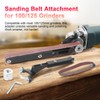 VISLONE Precision File Sander,Angle Grinder to Belt Sander Converter Kit,