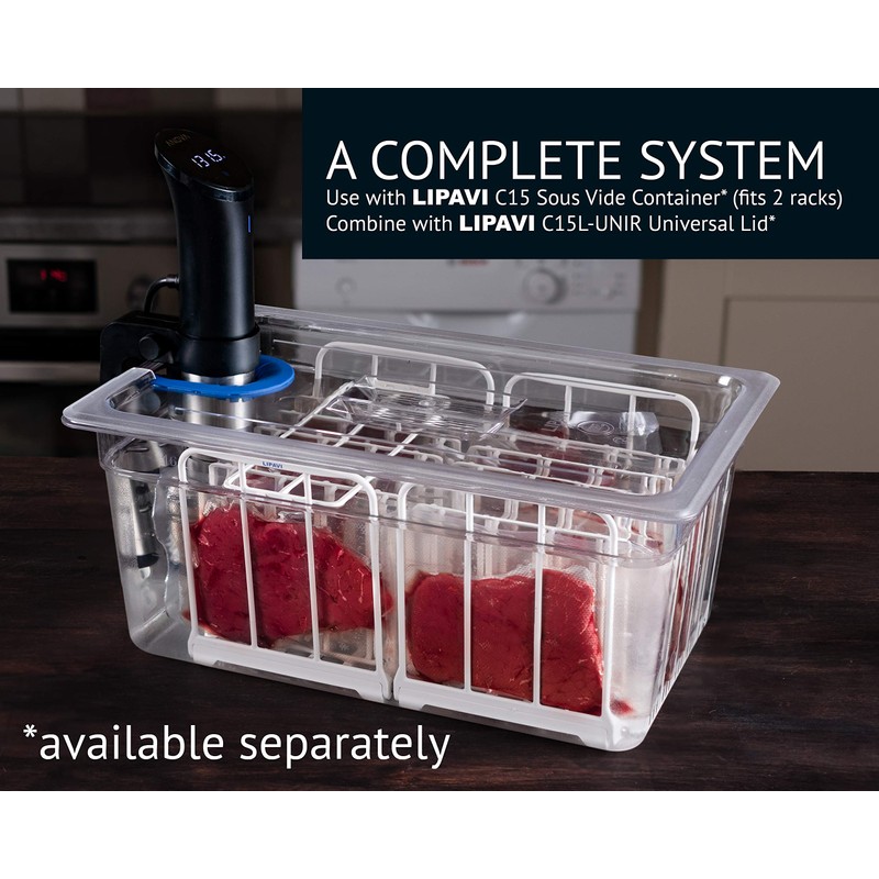 LIPAVI N15X Sous Vide Frame with Polycarbonate and 316L Stainless
