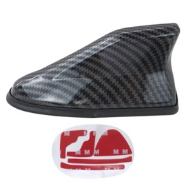 Universal Carbon Fiber Car Roof Shark Fin Aerial Antenna Cover Car Styling AM/FM Signal Radio Aerial