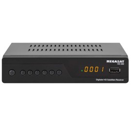 Megasat HD 390 DVB-S2 HD Satellite Receiver Black | Unicable I & II Compatible