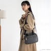 VITAFELICE vnsb-410z Women's Nylon 2-Way Mini Shoulder Tote (Charcoal)