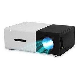 Mini Projector Portable Indoor/Outdoor 1080P LED Projector for Home Cinema Theater Movie Projectors Support HDMI, AV, USB Input Laptop PC Smartphone Pocket Projector for Party Great Gift (Black)