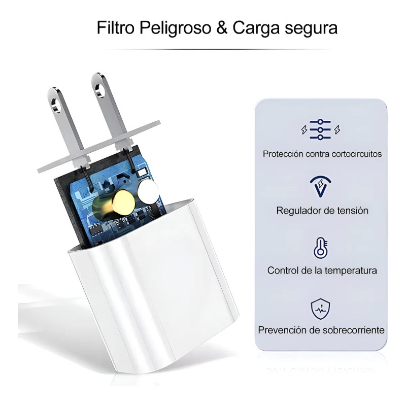 Cargador Free Breath Wc-003v Usb-c De ParedconCable Carga Super Rápida