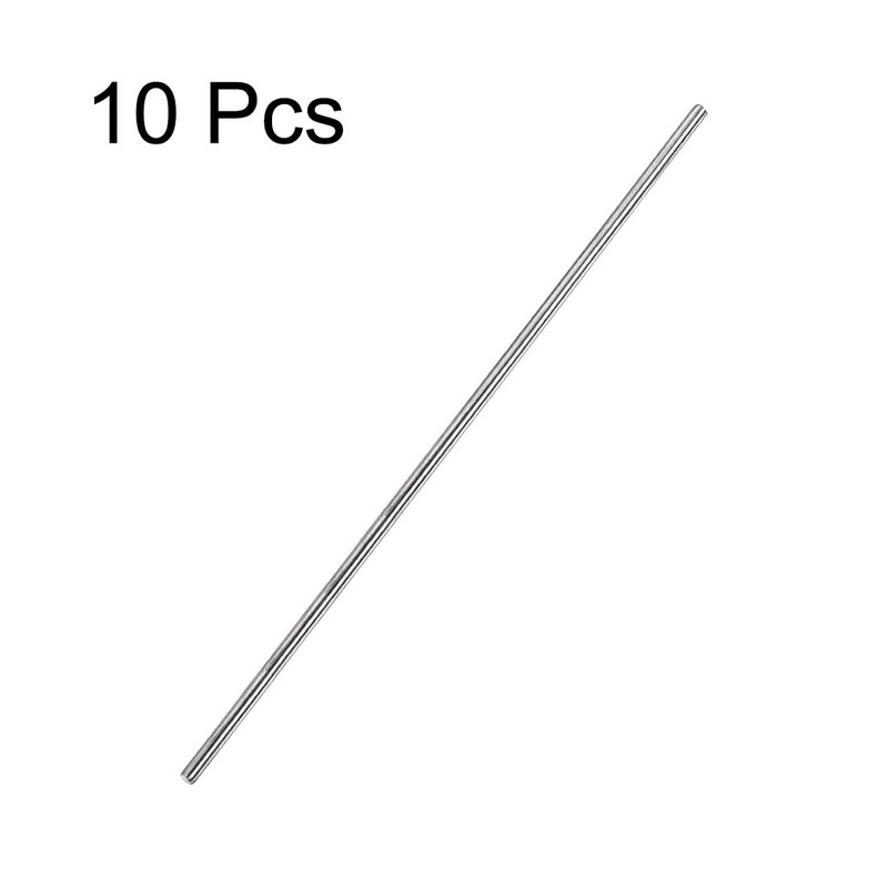 uxcell 3mm x 250mm 304 Stainless Steel Solid Round Rod