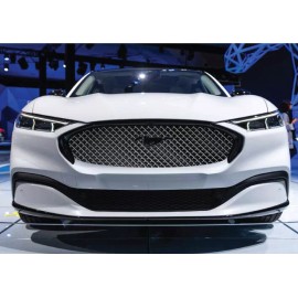 Mustang Fits Ford Mach-E Mustang Grille Vehicle Graphic Wrap Diamonds Metal Mesh US Grid