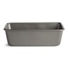 Tubo acanalado ligero premium antiadherente, Molde para pan, Gris, Loaf