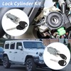 PARSKILO No.5003843AB/5003843AA Ignition Lock Cylinder and Door Lock for Jeep