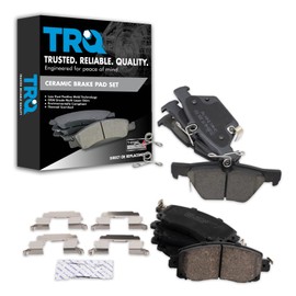 TRQ Front & Rear Brake Pads Ceramic Compatible with 2019-2021 Subaru Forester 2020-2021 Legacy 2020-2022 Outback