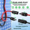 Vansdon Solar to XT60i Extension Cable 10AWG 3FT XT60i Female