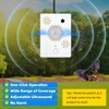 4 Pcs Ultrasonic Bat Repellent for Attic, Rechargeable Bat Deterrent
