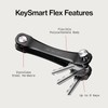 KeySmart Flex - Compact Key Holder and Keychain Organizer
