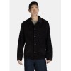 George Men's Corduroy Barn Jacket, Black Soot, Button Down, Size