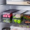 AIYoo Transparent Flatware Tray Kitchen Drawer Organizer With Lid -