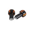 nakira 429 Grip Bar End for Motorcycles (Orange)