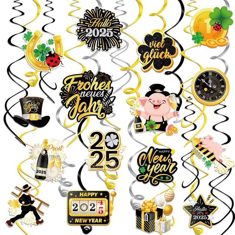 DPKOW New Year's Eve Decoration 2025 New Year's Eve Hanging