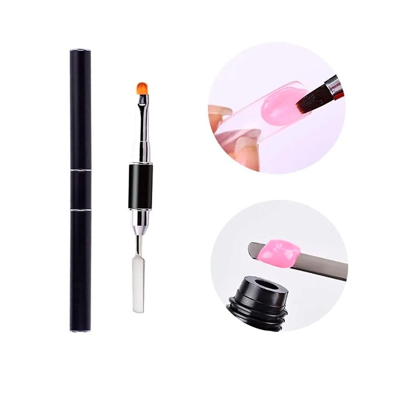 Kit 6 Unidades Gel De Extensión De Uñas -Top-Base-Espatula- 100