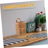 FUNOMOCYA Woven Wall Hanging Storage Baskets Natural Organizer for Kitchen