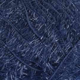 BambooMN Worsted Weight Dish Scrubby Sparkle Yarn, 50g/Skein, Deep Blue, 6 Skeins
