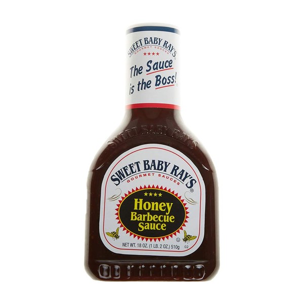 Sweet Baby Rays Barbecue Sauce, Honey, 18 oz